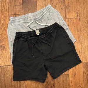 GAP Casual Black and Gray Shorts Duo